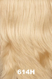 Color Swatch 614H for Henry Margu Wig Gianna (#4766). Light beige blonde with light warm blonde highlights.