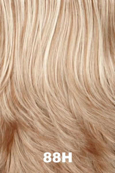 Color Swatch 88H for Henry Margu Wig Farrah (#4756). Dark golden blonde with red tones and light beige blonde highlights.