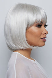 Model wearing the Alexander Couture wig Astrid (#1026) 2.