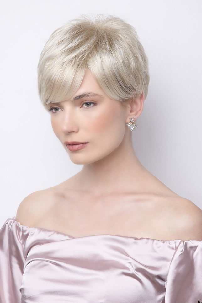 Model wearing the Alexander Couture wig Amara (#1033) 7.