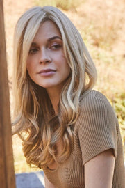 Sale - BC - Amore Toppers - Remy 14"  Human Hair Top Piece (#8708) - Color: Starlight Blonde Enhancer Amore Sale   
