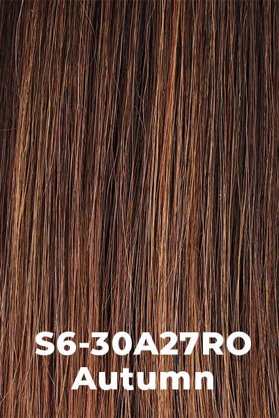 Color S6-30A27RO (Autumn) for Jon Renau wig Amber (#5160). 