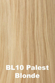 Color Palest Blonde (BL10) for Raquel Welch wig Contessa Remy Human Hair.  Cool toned blonde