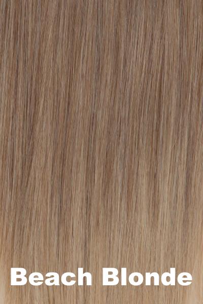 Belle Tress Wigs Toppers - Premium Remy Human Hair Lace Front Mono Top 18" (#1001) Enhancer Belle Tress Beach Blonde  