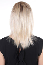 Belle Tress Wigs Toppers - Remy Human Hair Lace Front Mono Top 14" (#1000) Enhancer Belle Tress   