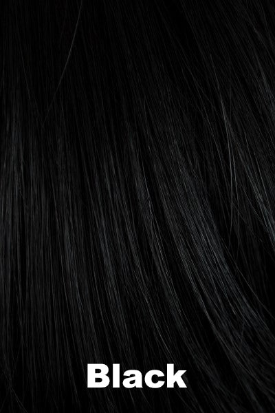 Color Black for Tony of Beverly wig Phoebe.  Deep black hair.