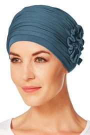 Christine Headwear - Lotus Turban #2101 Headwear Christine Ocean Blue (0295)  