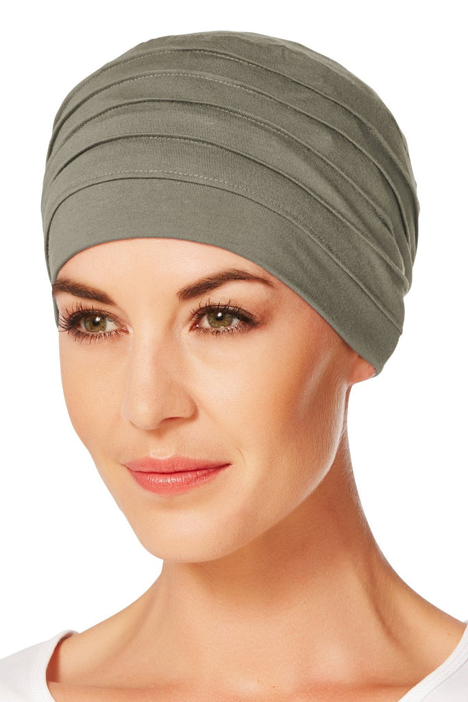Christine Headwear - Yoga Turban #2100 Headwear Christine Brown Green (0338)  