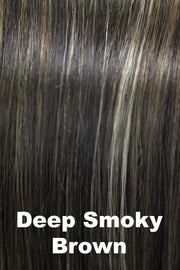 Color Deep Smoky Brown for Noriko wig Emery #1714. Expresso and a cool ashy brown blend.