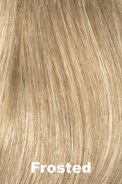 Color Swatch Frosted for Envy top piece  Layered.  Creamy blonde with cool undertones and warm beige blonde tips.