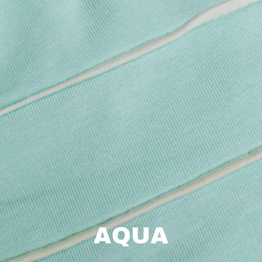 Color Aqua for Jon Renau head wrap Playful Softie. 