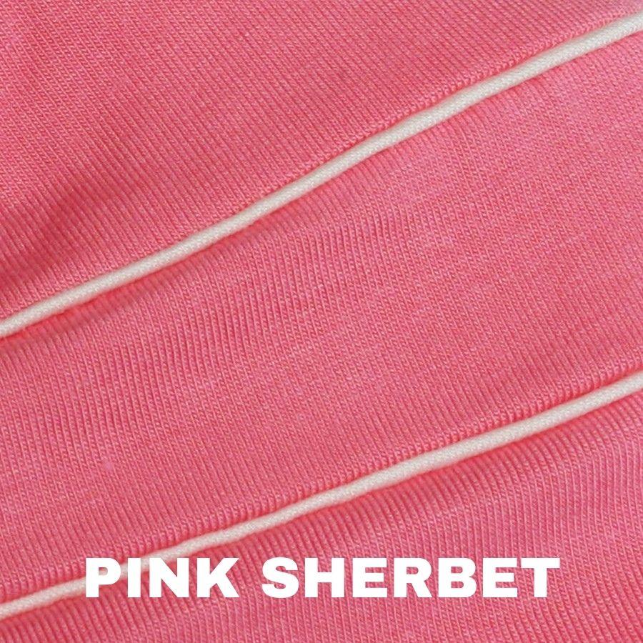 Color Pink Sherbert for Jon Renau head wrap Playful Softie. 