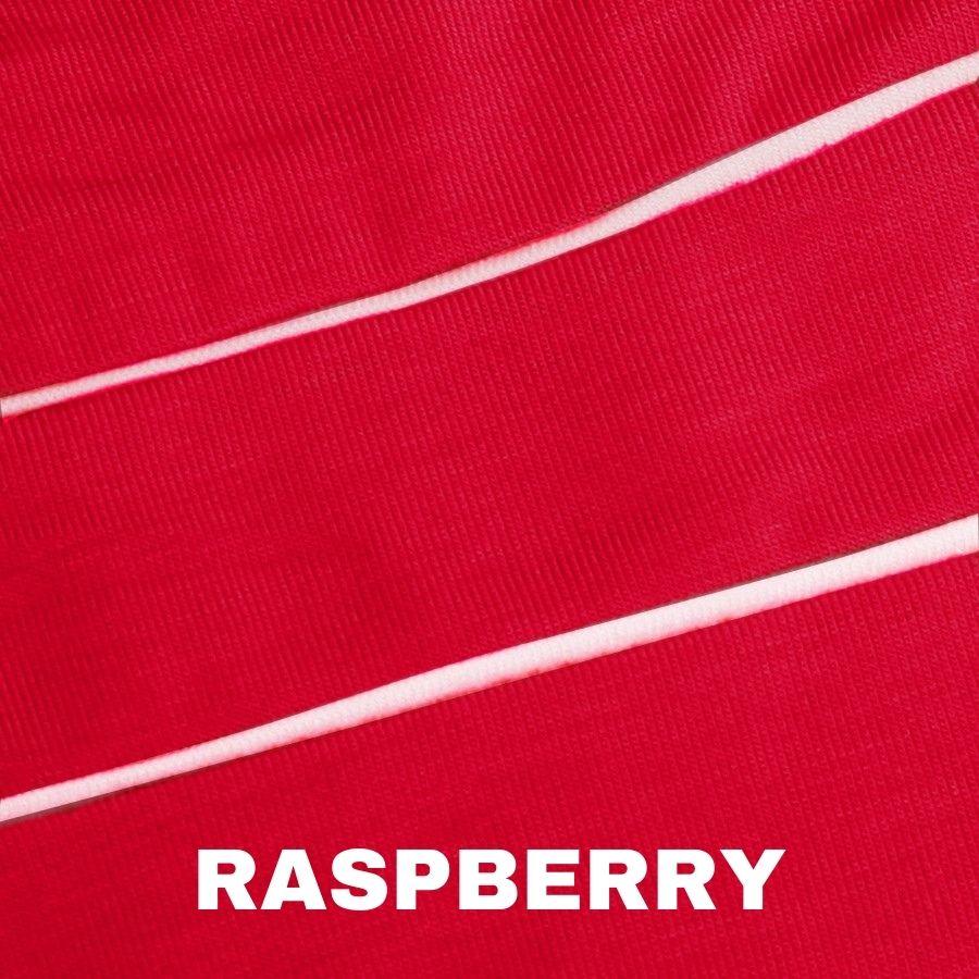 Color Raspberry for Jon Renau head wrap Playful Softie. 