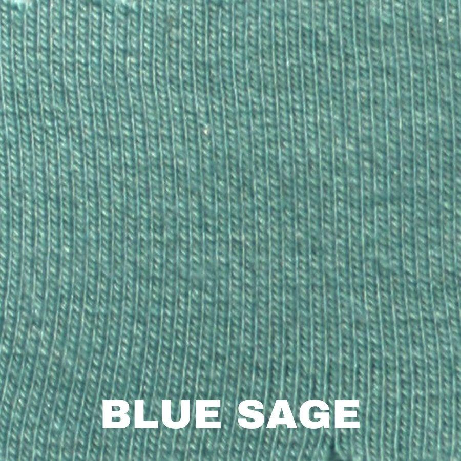 Color Blue Sage for Jon Renau head wrap Casual Softie. 