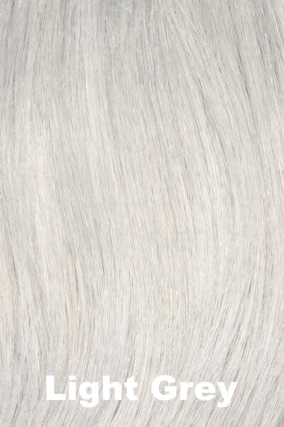 Color Swatch Light Grey for Envy wig Sam.  Silver and white grey blend.