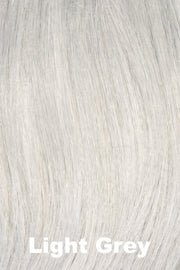 Color Swatch Light Grey for Envy wig Joy.  Silver and white grey blend.