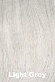 Color Swatch Light Grey for Envy wig Rose.  Silver and white grey blend.