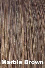 Color Marble Brown for Orchid wig Destiny (#4112). Warm dark brown and medium golden blonde mix.