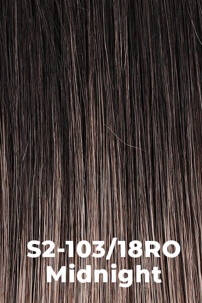 Color S2-103/18RO (Midnight) for Jon Renau wig Rachel Lite (#5864). 