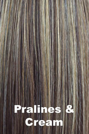Color Pralines & Cream for Orchid wig Adelle (#5021). Medium brown with golden undertones.