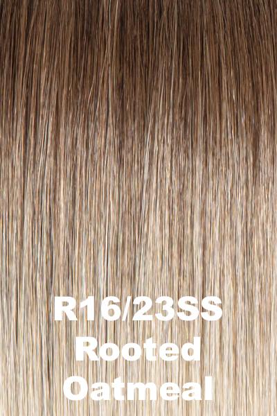 Hairdo Wigs Extensions - 20" Invisible Extension (#HDINVE) Extension Hairdo by Hair U Wear Rooted Oatmeal (R16/23SS)  