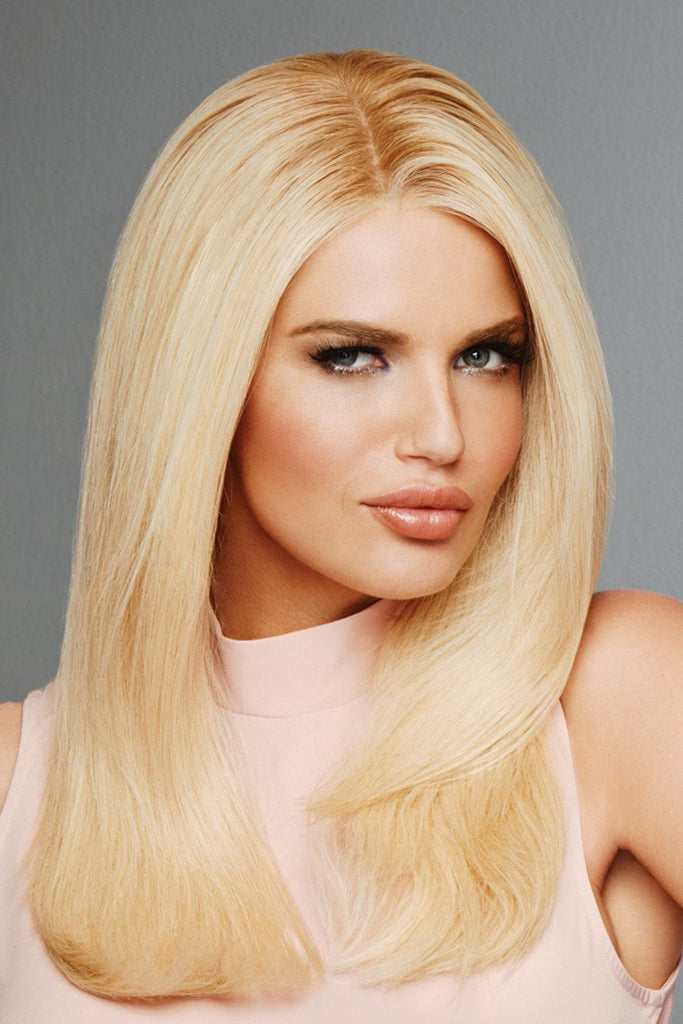Model wearing Raquel Welch wig Provocateur Remy Human Hair 7.