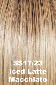 Color SS Iced Latte Macchiato (SS17/23) for Raquel Welch wig Winner Petite.  Medium and darker blonde mix with dark rooting.