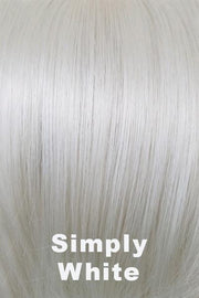 Color Simply White for Noriko wig Emery #1714. Pure pearl white.