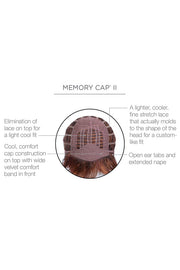 Inside cap view of Raquel Welch wig Sparkle 11.