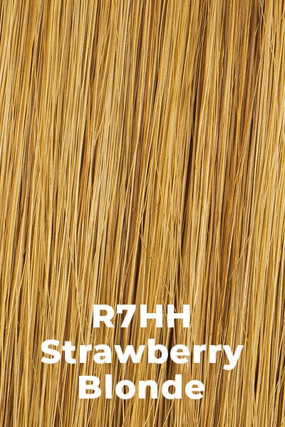 Hairdo Wigs Extensions - Human Hair Clip-In Bang (#HDHHBG) Bangs Hairdo by Hair U Wear Strawberry Blonde (R7HH)  