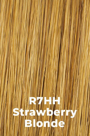Hairdo Wigs Extensions - Human Hair Invisible Extension (#HHINVX) Extension Hairdo by Hair U Wear Strawberry Blonde (R7HH)  