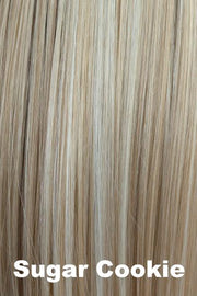 Color Sugar Cookie for Orchid wig Adelle (#5021). Pale blonde base with pale brown, honey blonde and platinum white highlights.