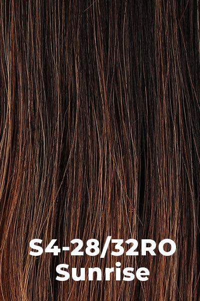 Color S4-28/32RO (Sunrise) for Jon Renau wig Amber (#5160). 