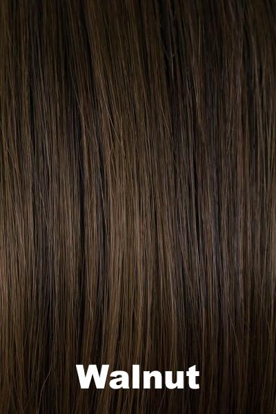 Color Walnut for Orchid wig Scorpio (#5020). A combination of warm and cool brown.