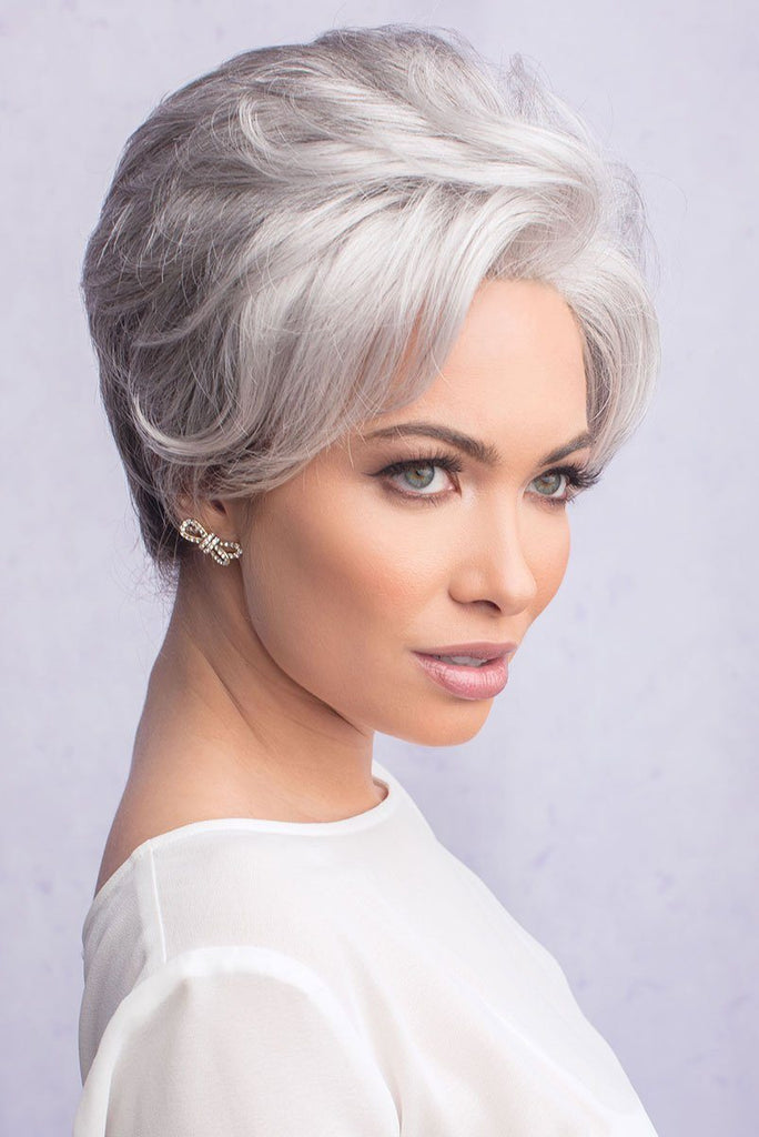 Model wearing the Alexander Couture wig Bethany (#1028) 6.