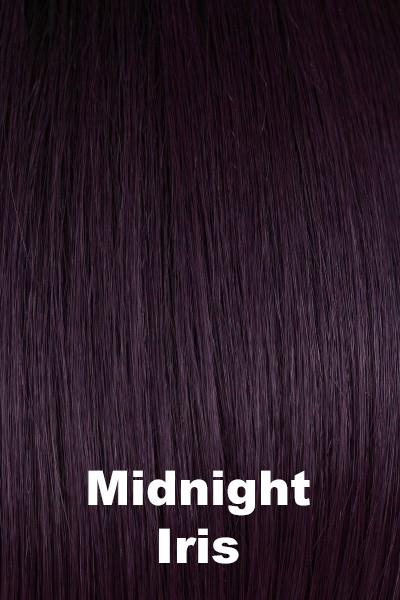 Color Midnight Iris for Orchid wig Envious (#4109). Auvergne base with a violet, lavender, mauve and periwinkle hue.