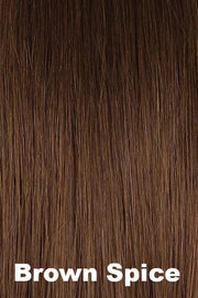 Amore Toppers - Remy Human Hair Topper 10" (#8709) Enhancer Amore Brown Spice 