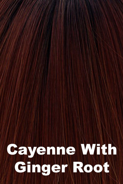 Belle Tress Wigs - Caliente Hand-Tied (#6114) wig Belle Tress Cayenne with Ginger Root Average 