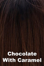 Belle Tress Wigs - Premium 18" Straight Topper (#7013) wig Belle Tress Chocolate w/Caramel 
