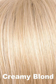 Color Creamy Blond for Amore wig Marley XO (#2564). Pale blonde with platinum blonde and creamy blonde highlights.
