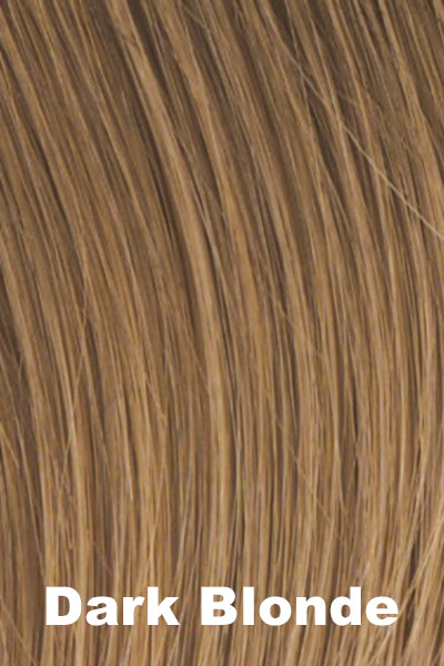 Color Dark Blonde for Gabor wig Enthusiastic.  Light chestnut brown with honey blonde and golden blonde highlights.