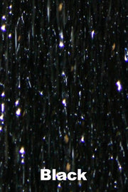 Color Black for Easihair EasiTinsel (#314). 