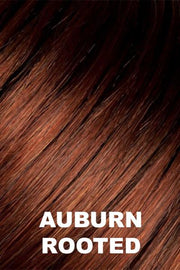 Auburn Rooted - Dark Auburn, Bright Copper Red, and Warm Medium Brown blend with Dark Roots