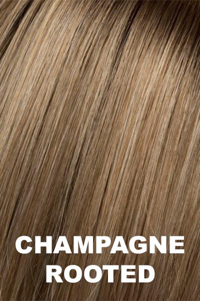 Ellen Wille Toppers - Matrix - Remy Human Hair Enhancer Ellen Wille Champagne Rooted  