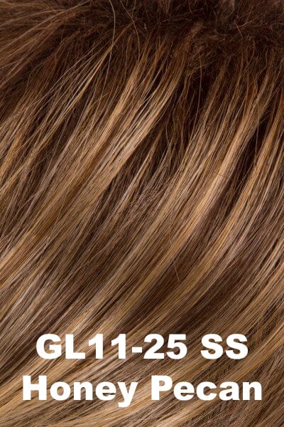 Color SS Honey Pecan (GL11-25SS) for Gabor wig Simply Classic.  Dark warm blonde with chunky golden highlights and face framing highlights.