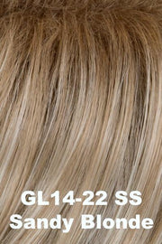 Color SS Sandy Blonde(GL14-22SS) for Gabor wig Perfection.  Golden blonde with pale buttery blonde highlights and gently shadowed rooting.