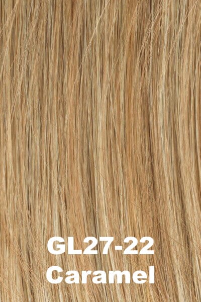 Color Caramel (GL27-22) for Gabor wig Bend The Rules.  Honey blonde with light golden-red blonde highlights.