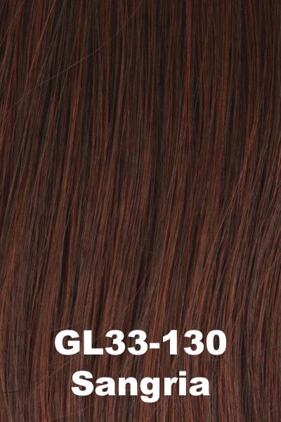 Color Sangria (GL33-130) for Gabor wig Bend The Rules.  Dark auburn and mahogany base with bold red highlights.