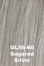 Color Sugared Silver (GL56-60) for Gabor wig Stylish Flair.  Light pearl platinum grey.