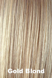 Color Gold Blond for Amore Medium Mono Top Piece #751. Blend of blondes with warm honey and golden undertones.